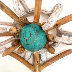 Wood Sculpture: 'Earth's Revolution'