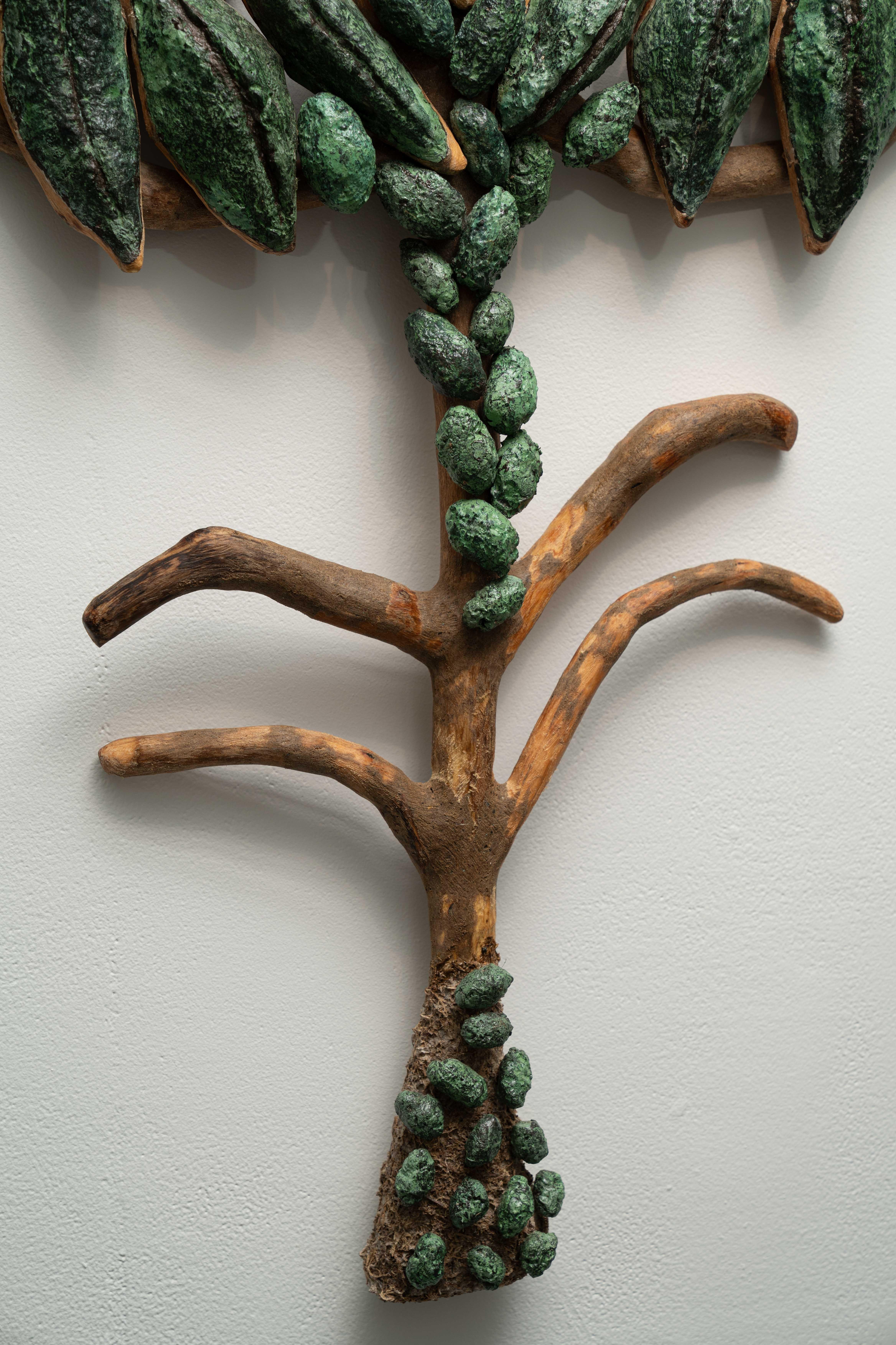 Wall Sculpture of plant: 
