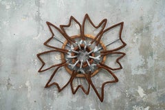 Wood Wall Sculpture:  "Abutilon”