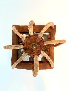 Wood wall sculpture: 'Hoover'
