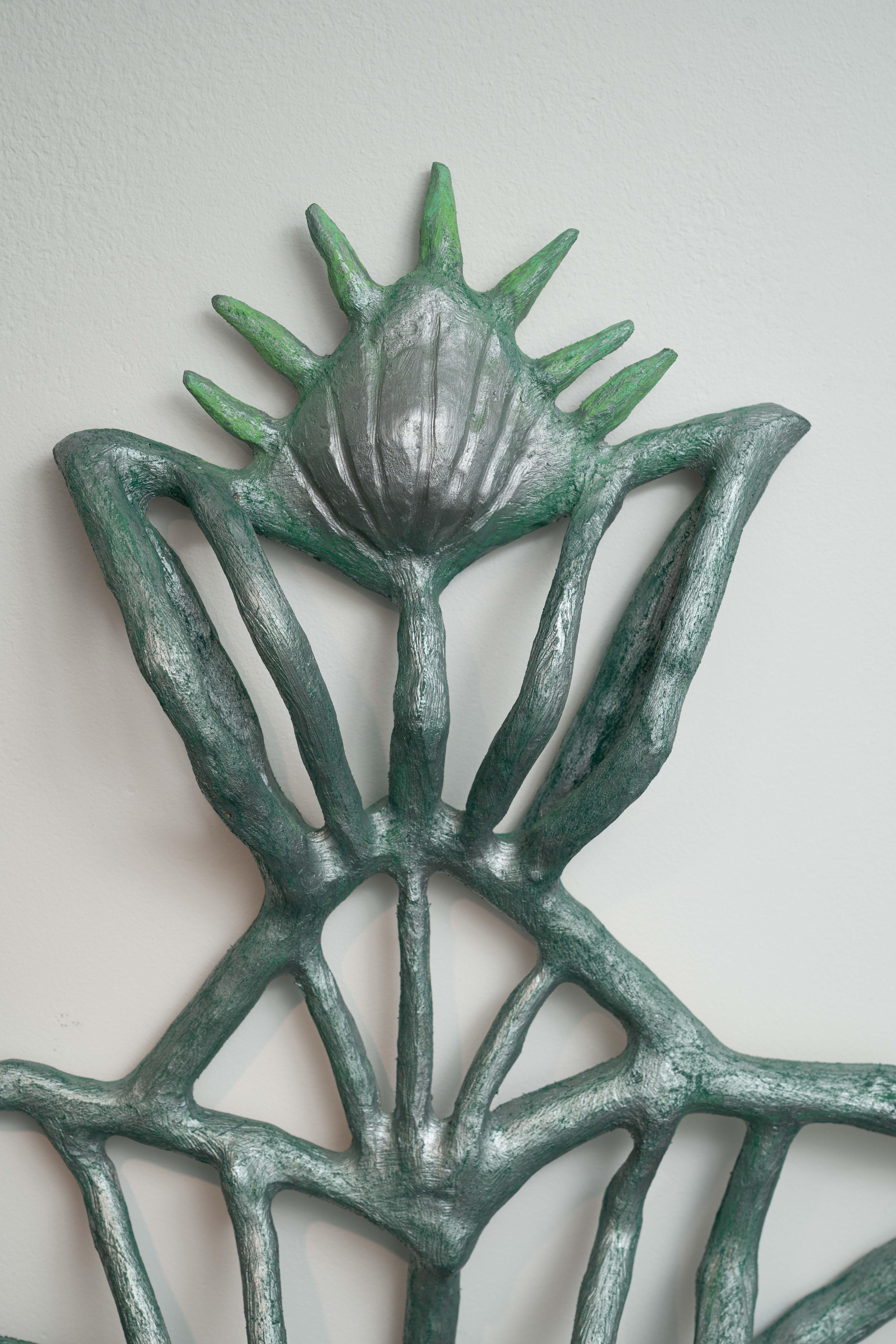 Large Wood Wall Sculpture:  