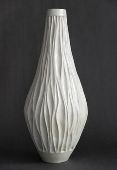 Carved Stoneware Vessel No 2 - decorative, handcrafted, ceramic vessel
