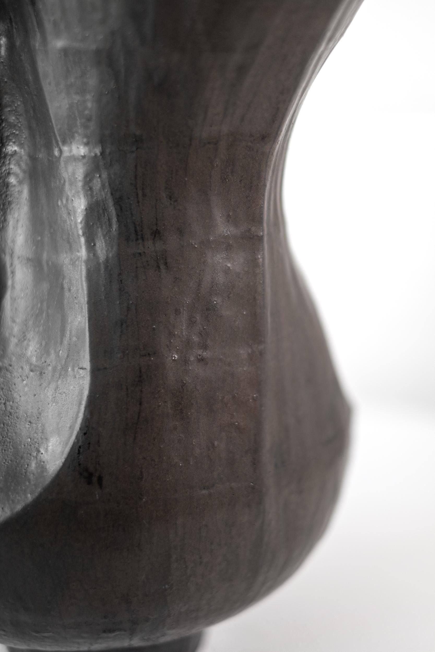 Silver Linings No. 1 - sculpture contemporaine en céramique fabriquée à la main en vente 7