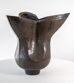 Silver Linings No. 1 - contemporary, handcrafted, ceramic sculpture