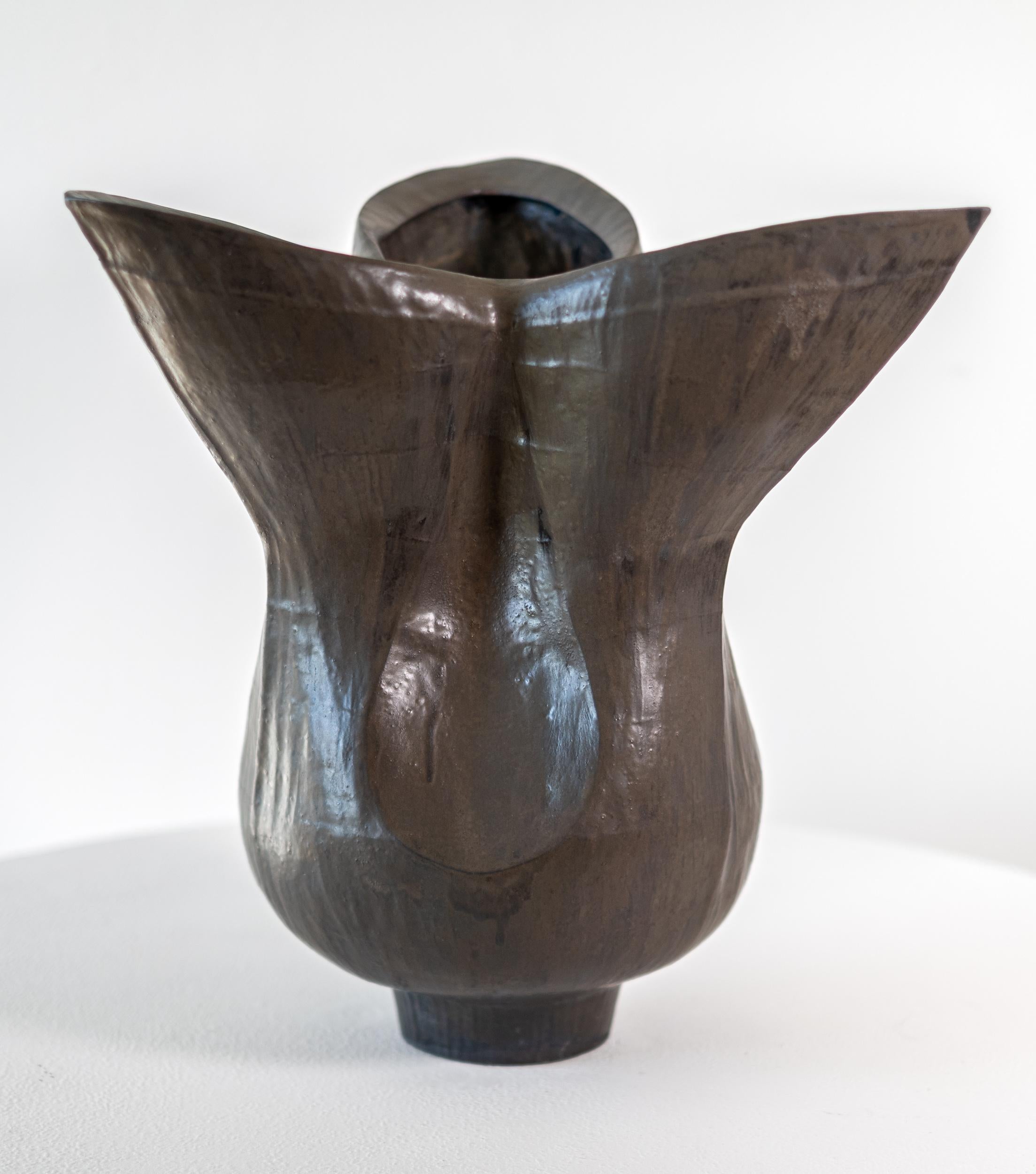 Silver Linings No. 1 - contemporary, handcrafted, ceramic sculpture