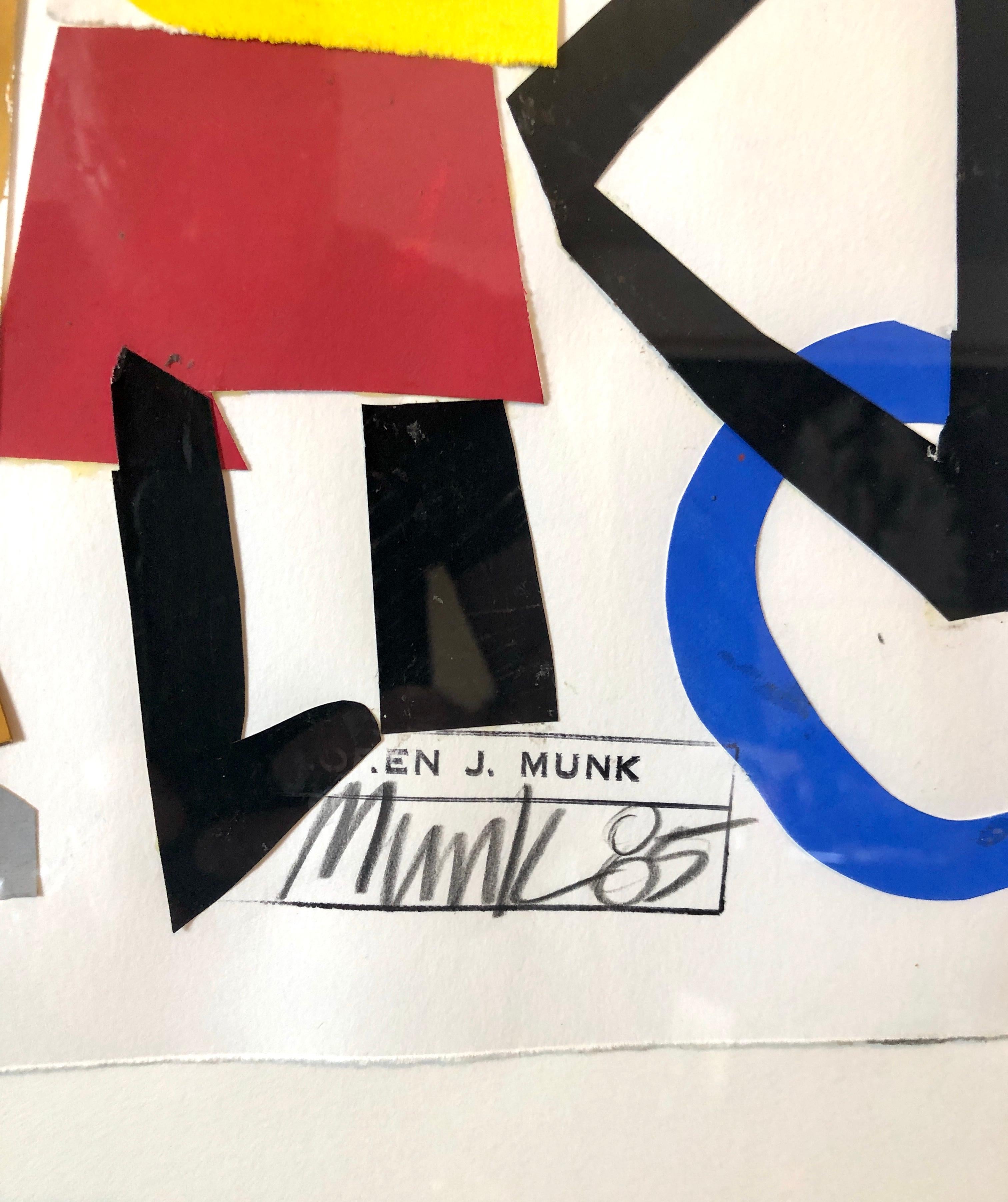 Técnica mixta Pintura collage neoexpresionista Niños afroamericanos, Bicicleta NY en venta 3