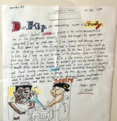 Mixed Media Neo Expressionist Photo Collage Painting Drawing Kids in NYC Park