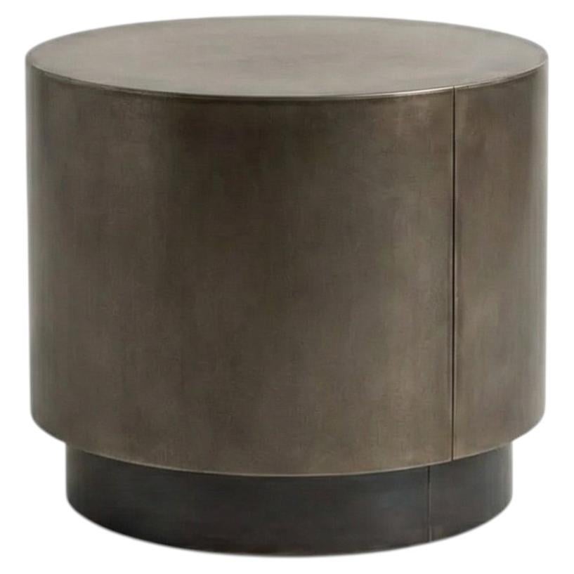 Loren Round Coffee Table in Alpaca Metal by Draga & Aurel for Baxter, Italy