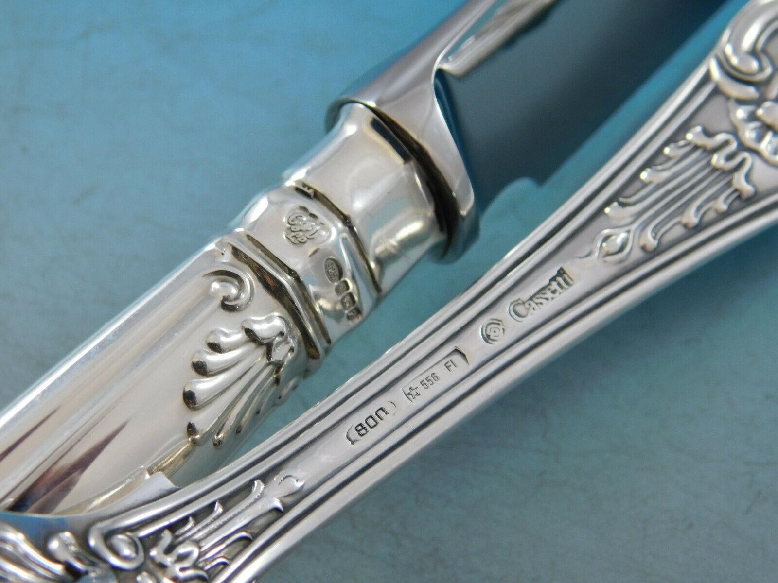 Lorena by Cassetti Sterling Silber Tafelbesteck Service 63 Teile:: Italien (Sterlingsilber)