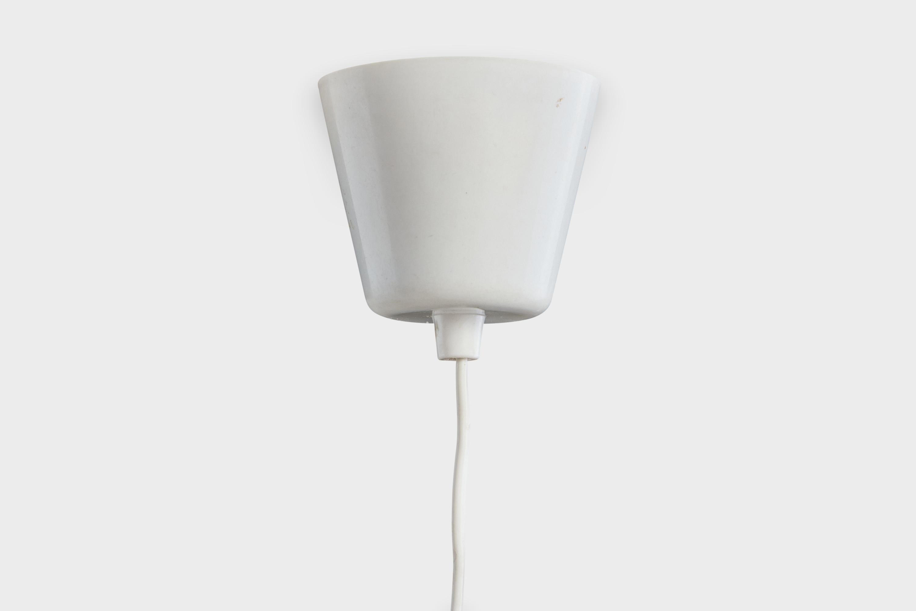 Lorentzons, lampe à suspension, tissu, Norvège, années 1960 en vente 2