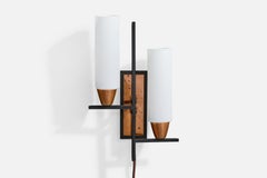 Lorentzons, Wall Light, Copper, Metal, Glass, Norway, 1950s