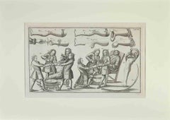Surgische Behandlungen – Radierung von Lorenz Heister – 1750