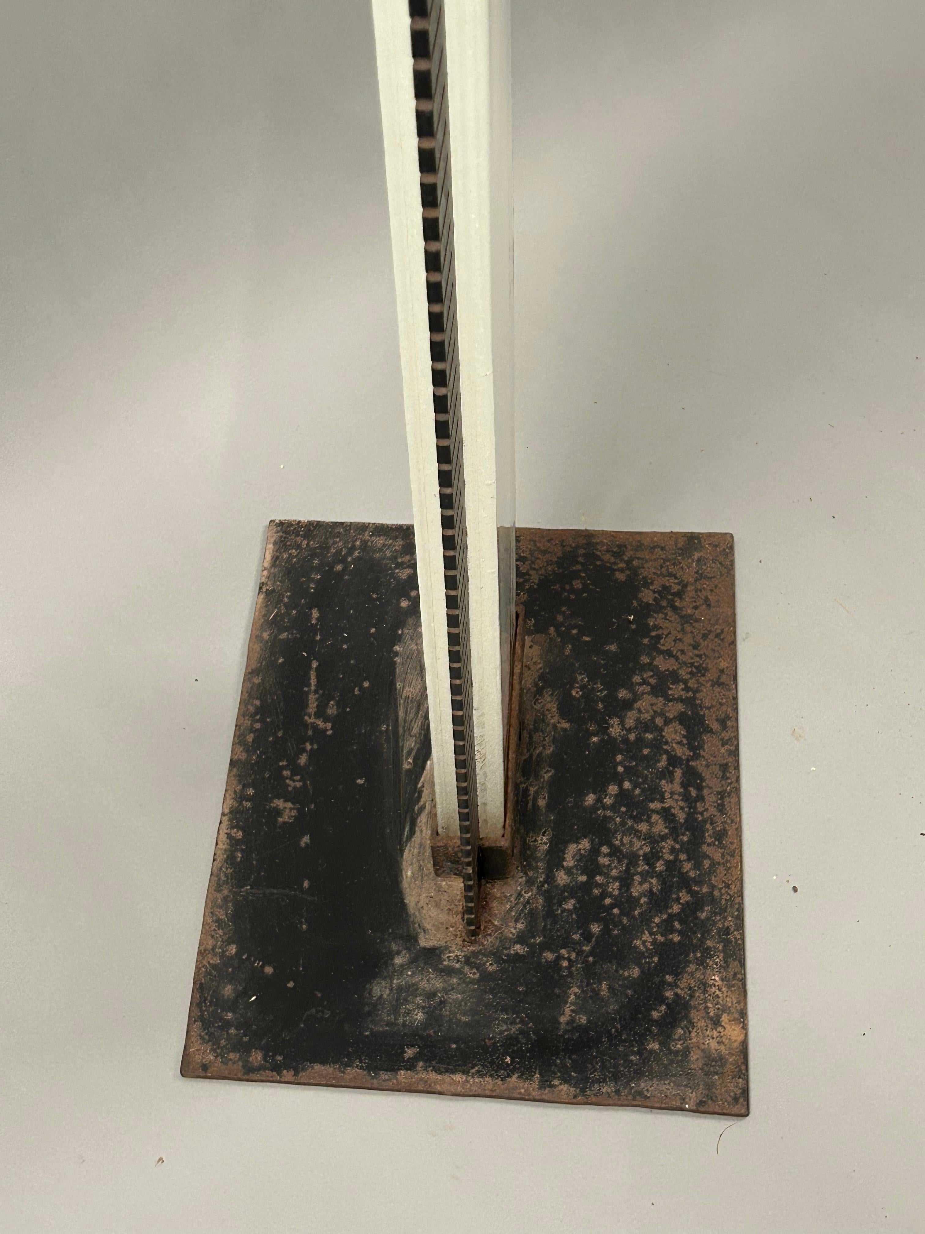 20ième siècle Sculpture en fer et en verre Lorenz Studios en vente