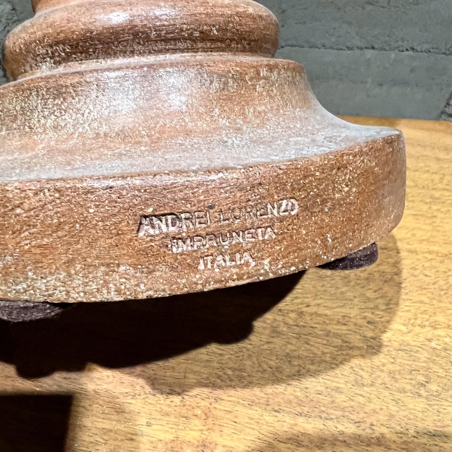 Lorenzo Andrei Handcrafted Italian Table Lamp Poggi Ugo In Good Condition For Sale In Chula Vista, CA