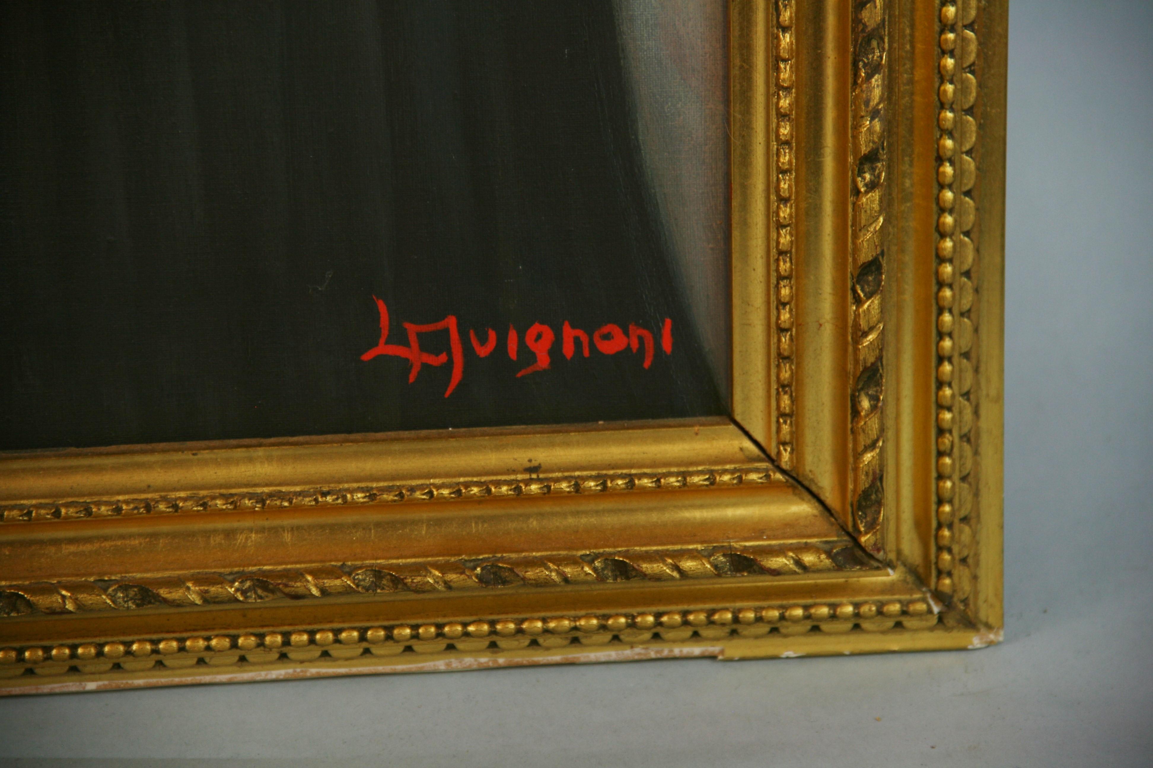 Santa Rita Estigmata Italiano  Pintura religiosa en venta 2