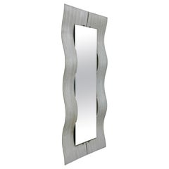 Lorenzo Burchiellaro Cast Aluminum Wave Mirror