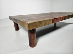 Lorenzo Burchiellaro Coffee Table in Copper, 1960s