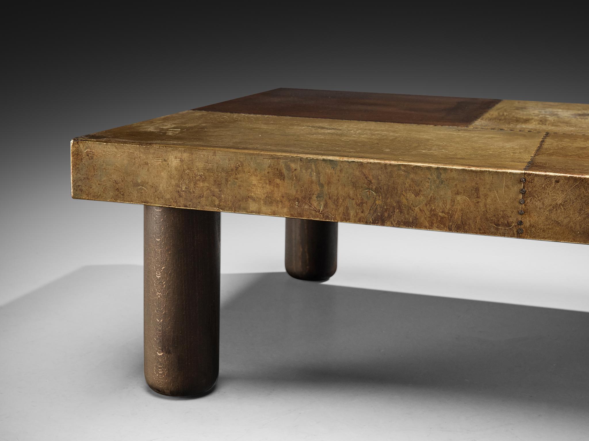 Lorenzo Burchiellaro Coffee Table in Copper For Sale 4