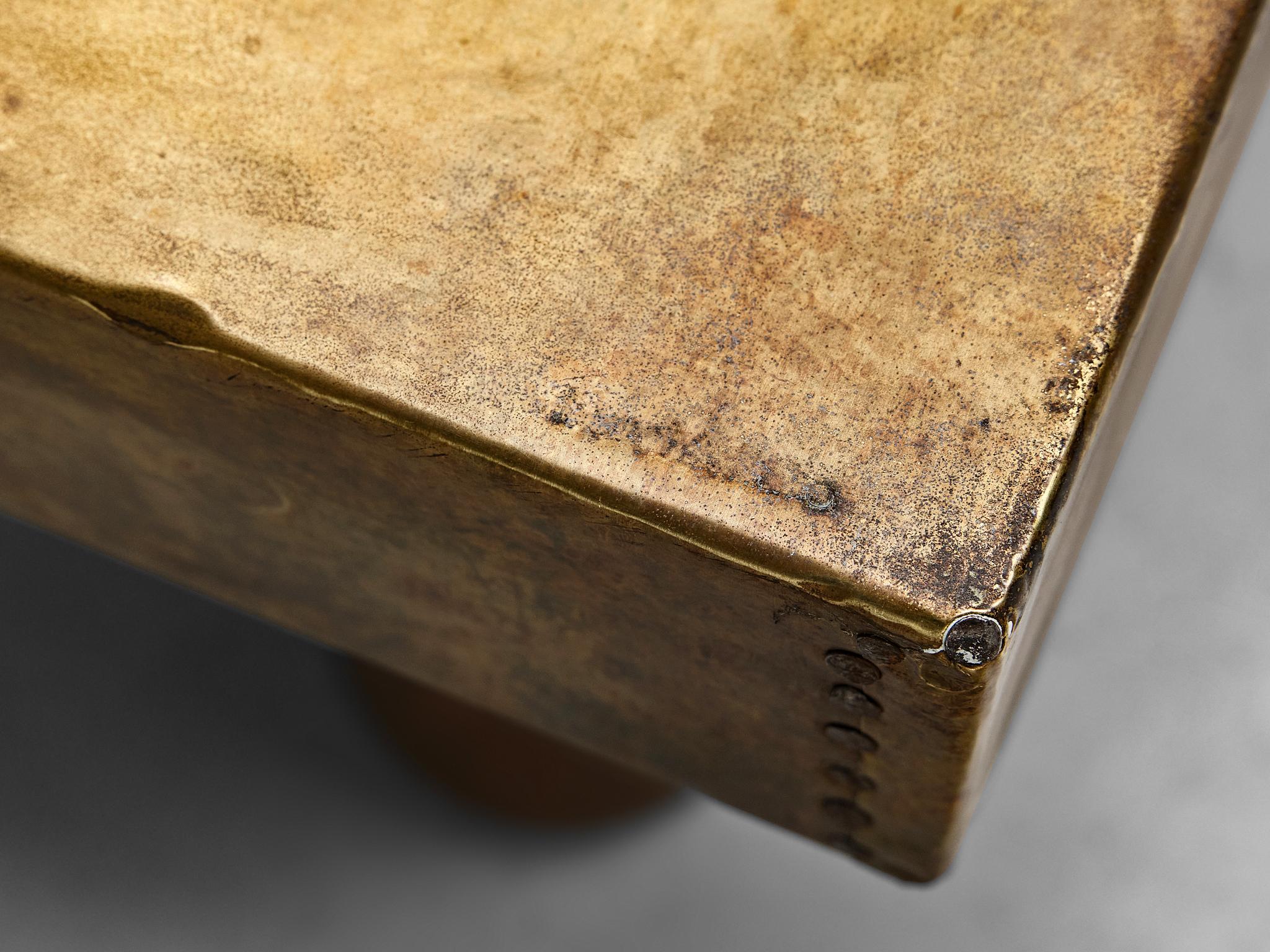 Lorenzo Burchiellaro Coffee Table in Copper For Sale 5