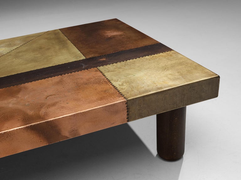 Lorenzo Burchiellaro Coffee Table in Copper In Good Condition For Sale In Waalwijk, NL