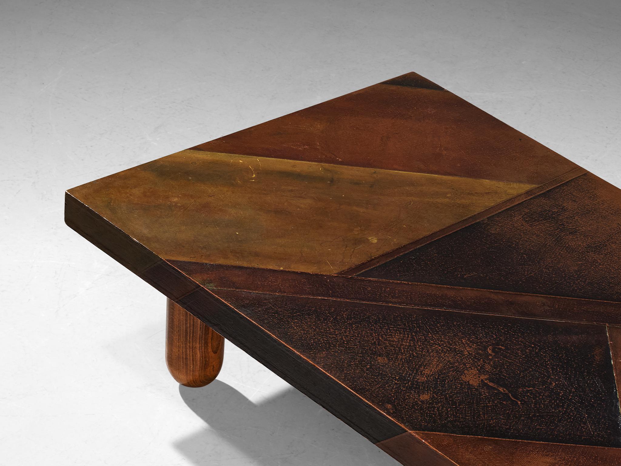 Lorenzo Burchiellaro Coffee Table in Copper In Good Condition In Waalwijk, NL