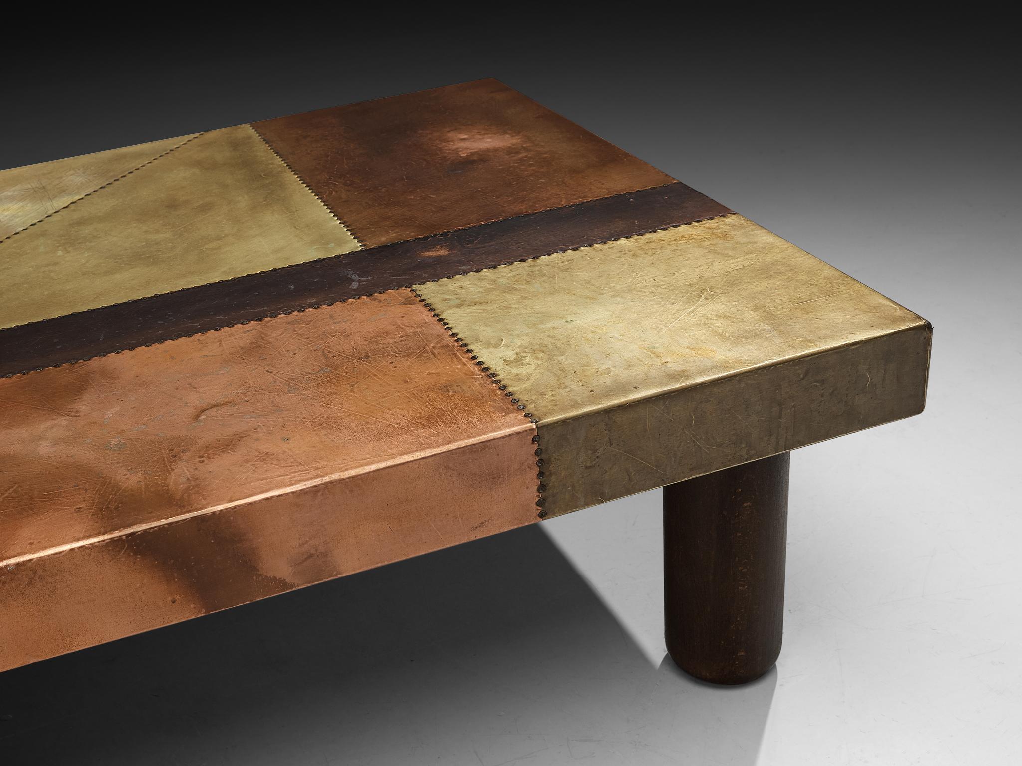 Lorenzo Burchiellaro Coffee Table in Copper In Good Condition For Sale In Waalwijk, NL