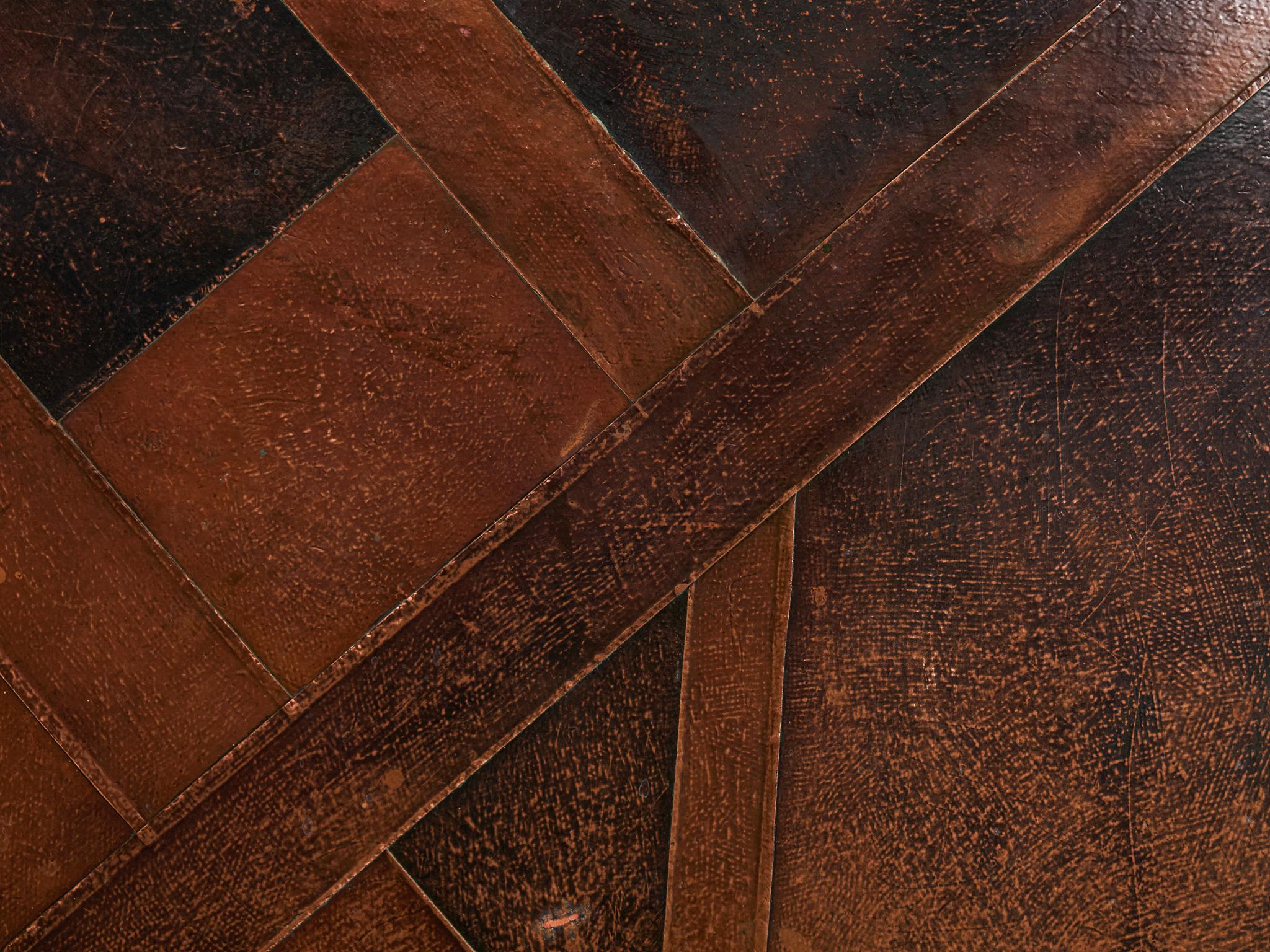 Lorenzo Burchiellaro Coffee Table in Copper For Sale 1