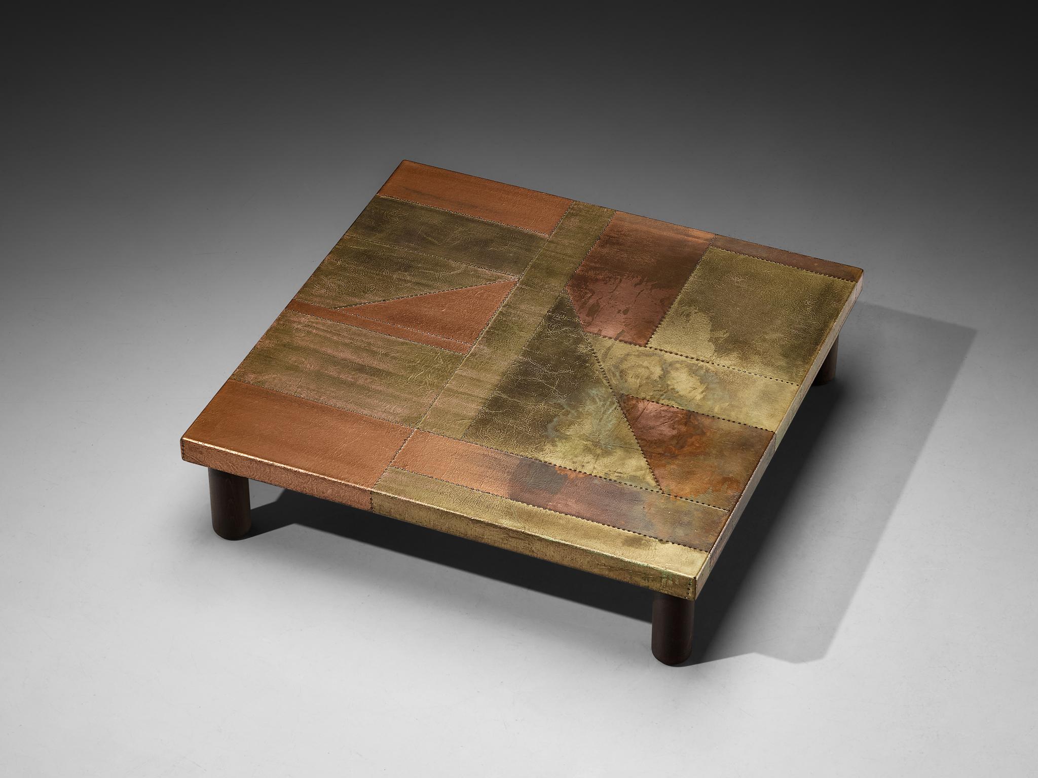 Lorenzo Burchiellaro Coffee Table in Copper For Sale 1