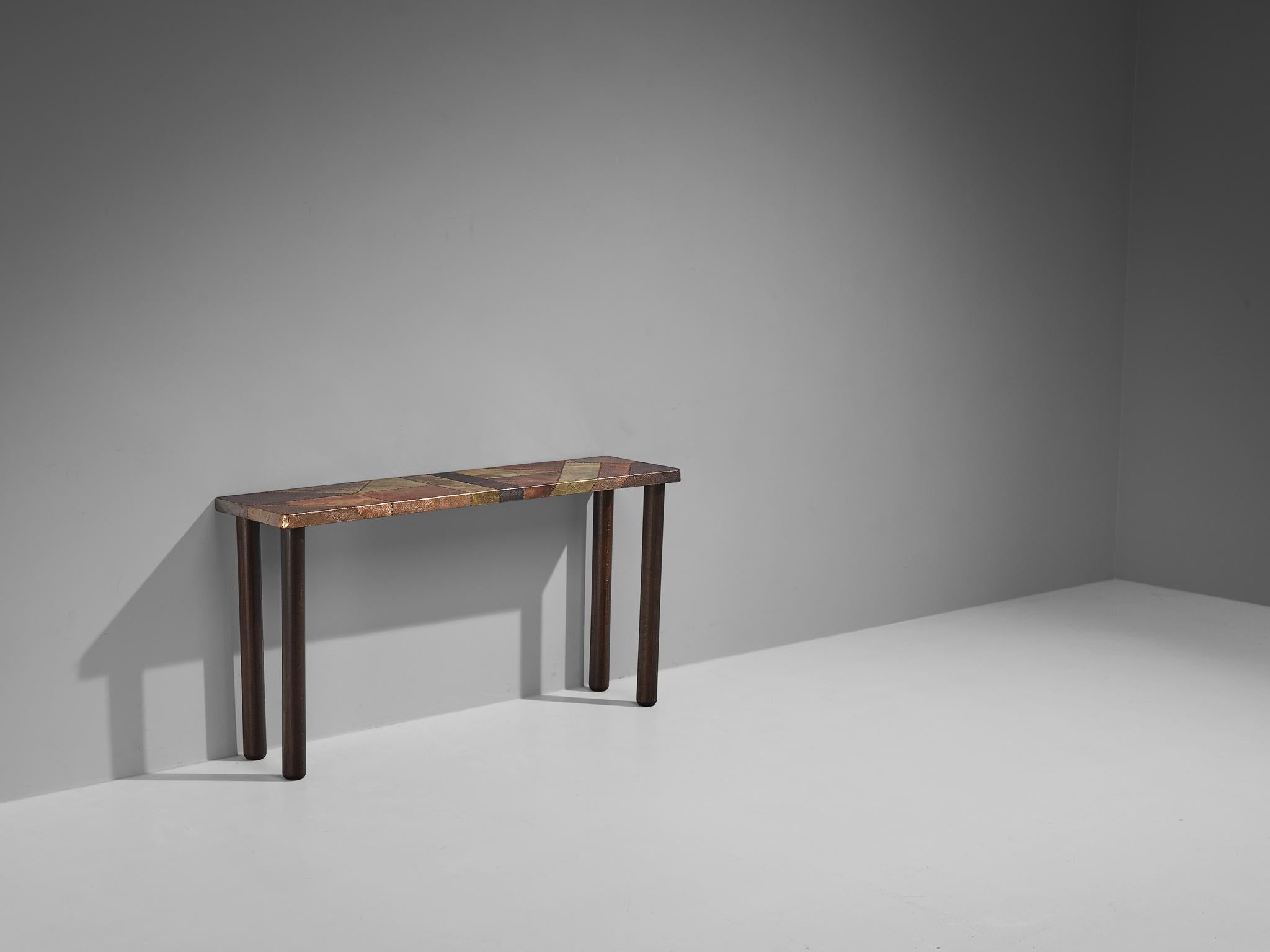 Lorenzo Burchiellaro Console Table in Copper For Sale 3