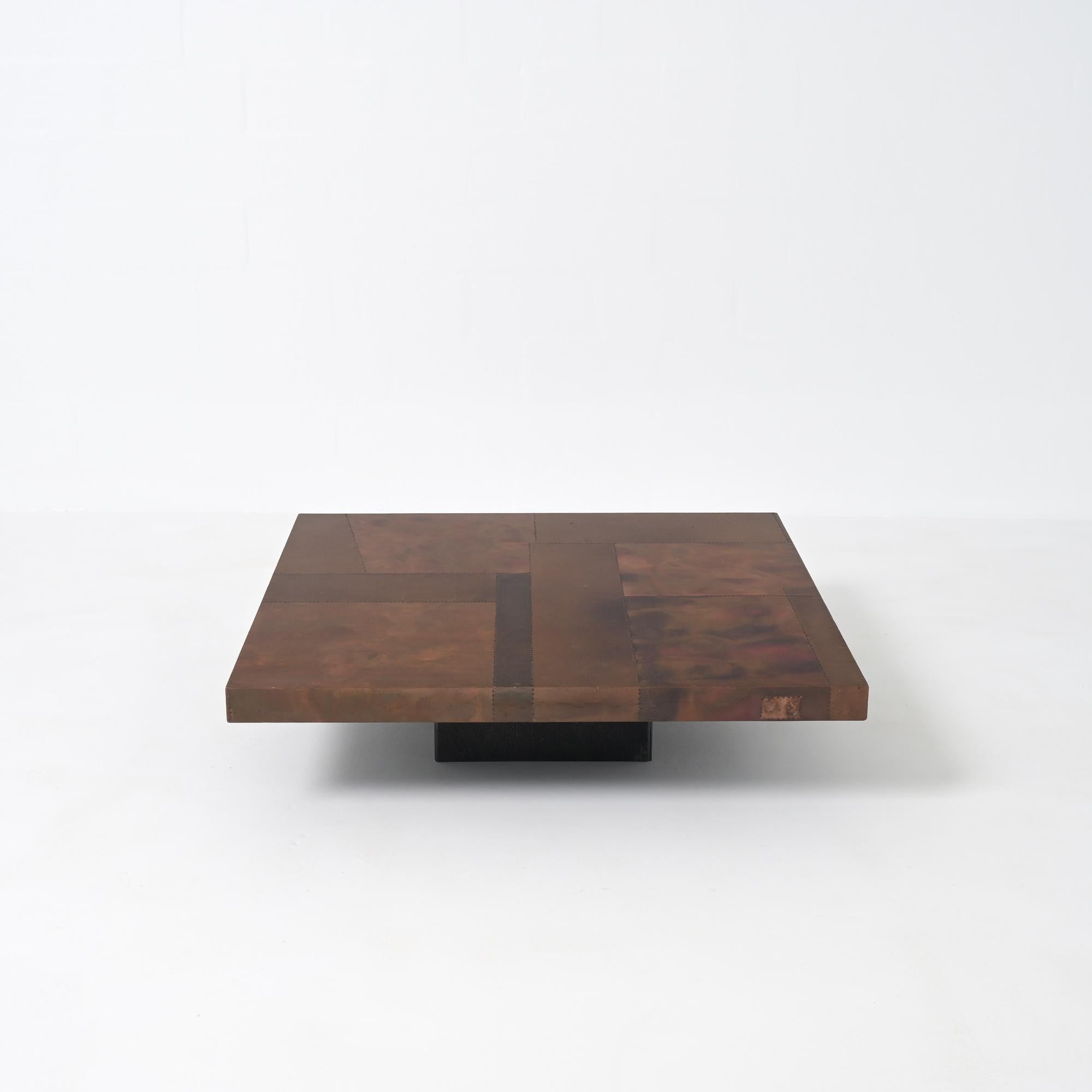 Lorenzo Burchiellaro Copper Coffee Table Bon état - En vente à Vlimmeren, BE