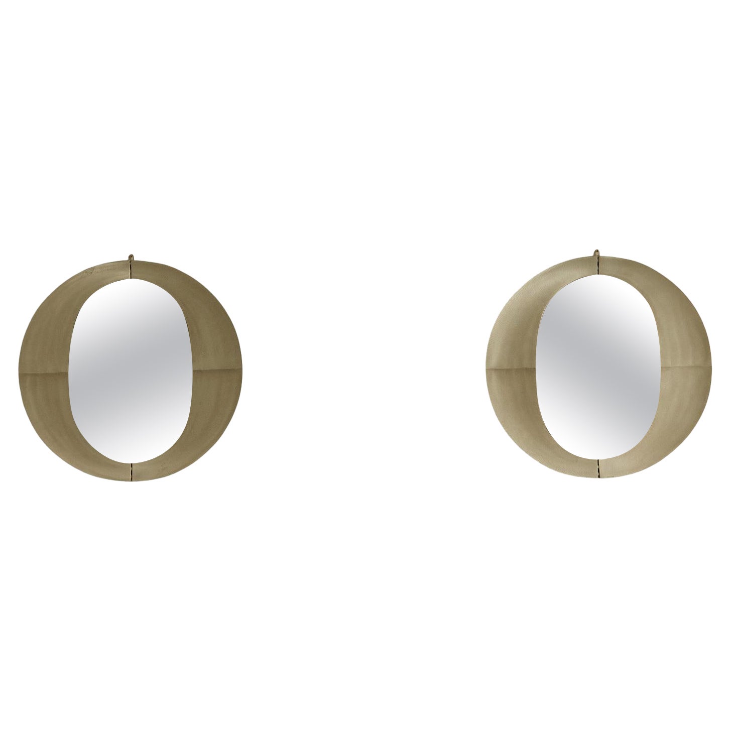 Lorenzo Burchiellaro ‘Cuccaro’ Wall Mirror in Aluminum