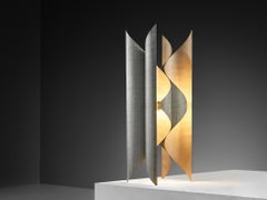 Lorenzo Burchiellaro Large Sculptural Lamp in Metal