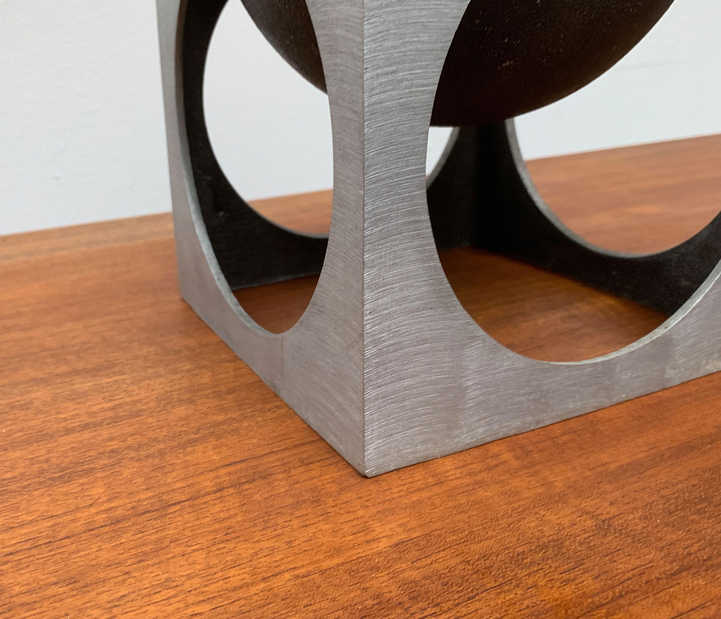 Lorenzo Burchiellaro, Mid-Century Italian Modernist Cube Sculpture For Sale 7