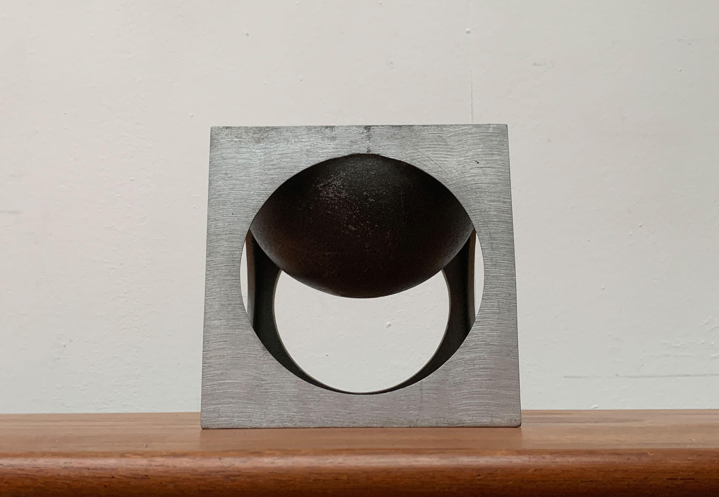Lorenzo Burchiellaro, Mid-Century Italian Modernist Cube Sculpture In Good Condition For Sale In Hamburg, DE