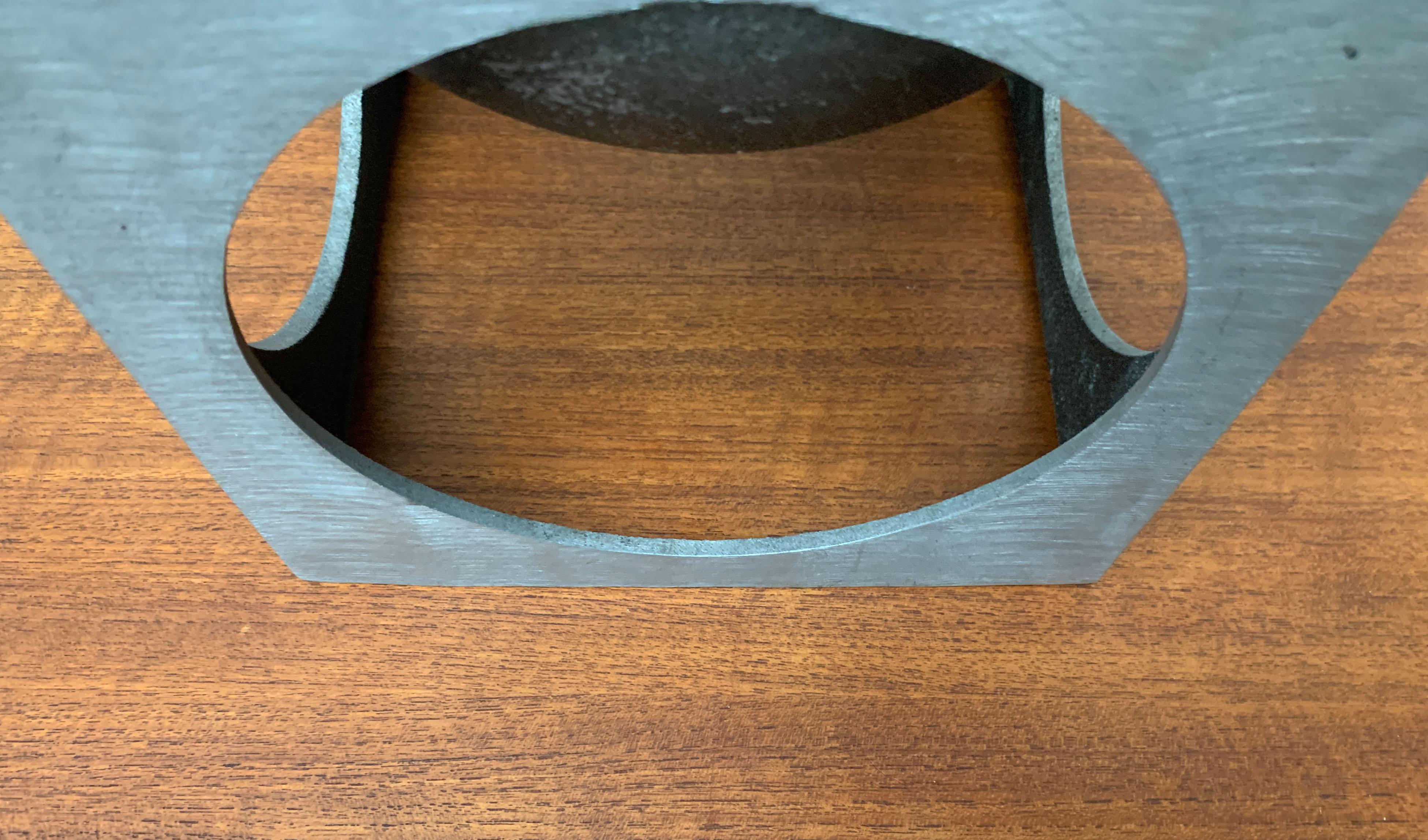 Lorenzo Burchiellaro, Mid-Century Italian Modernist Cube Sculpture For Sale 1
