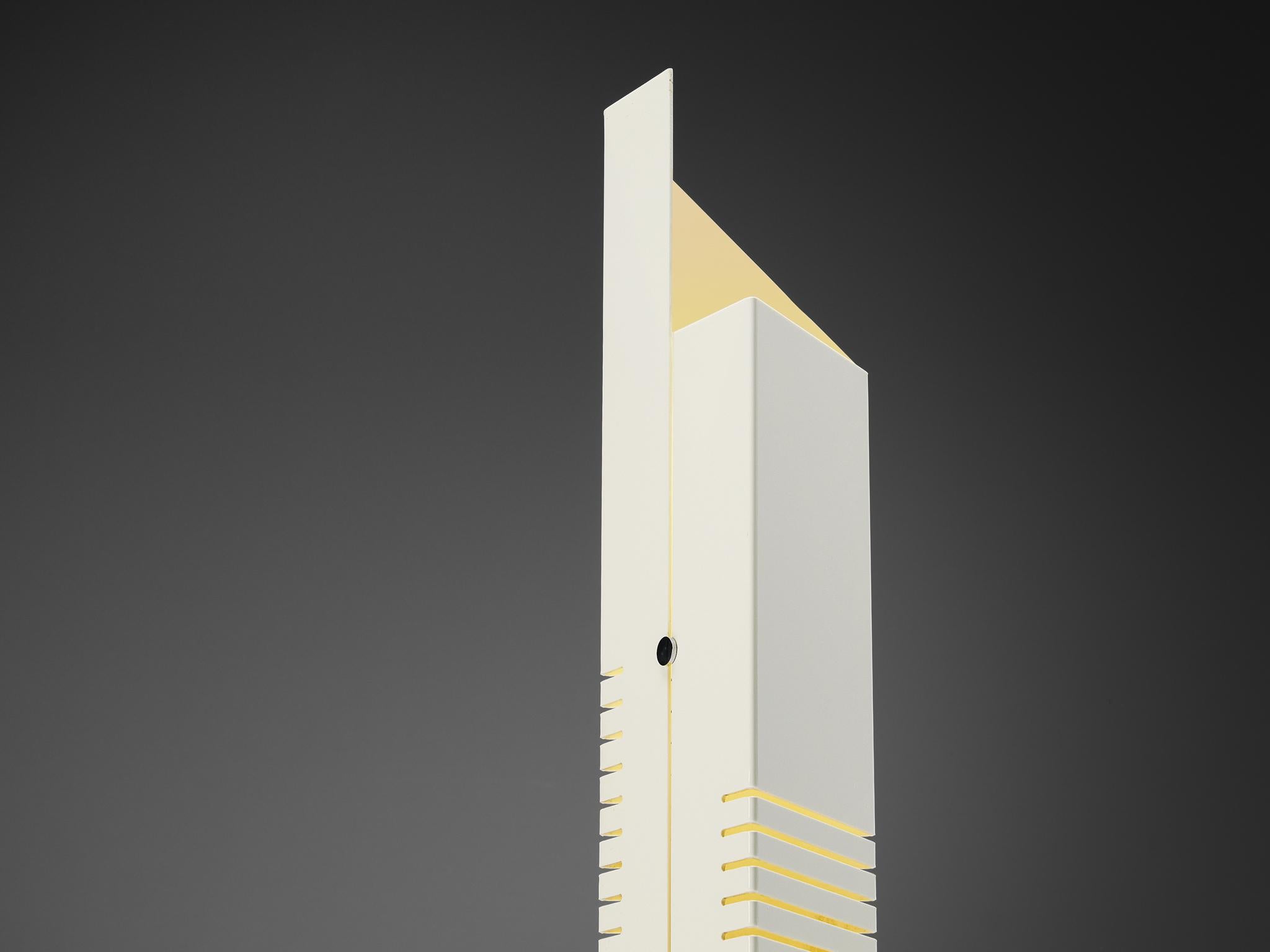 Italian Lorenzo Carmellini & Enrico Tronconi 'Il Personaggi' Floor Lamp in White For Sale