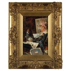 Lorenzo Casanova Ruiz - El Coleccionista de Arte, Pintura al Óleo sobre Lienzo