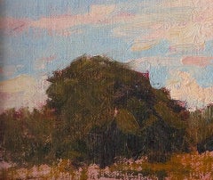 "Cloud Movement" (2024) By Lorenzo Chavez, Original Oil Painting of Landscape