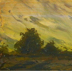 "Dawn" (2023) By Lorenzo Chavez, Original Oil Painting of Landscape