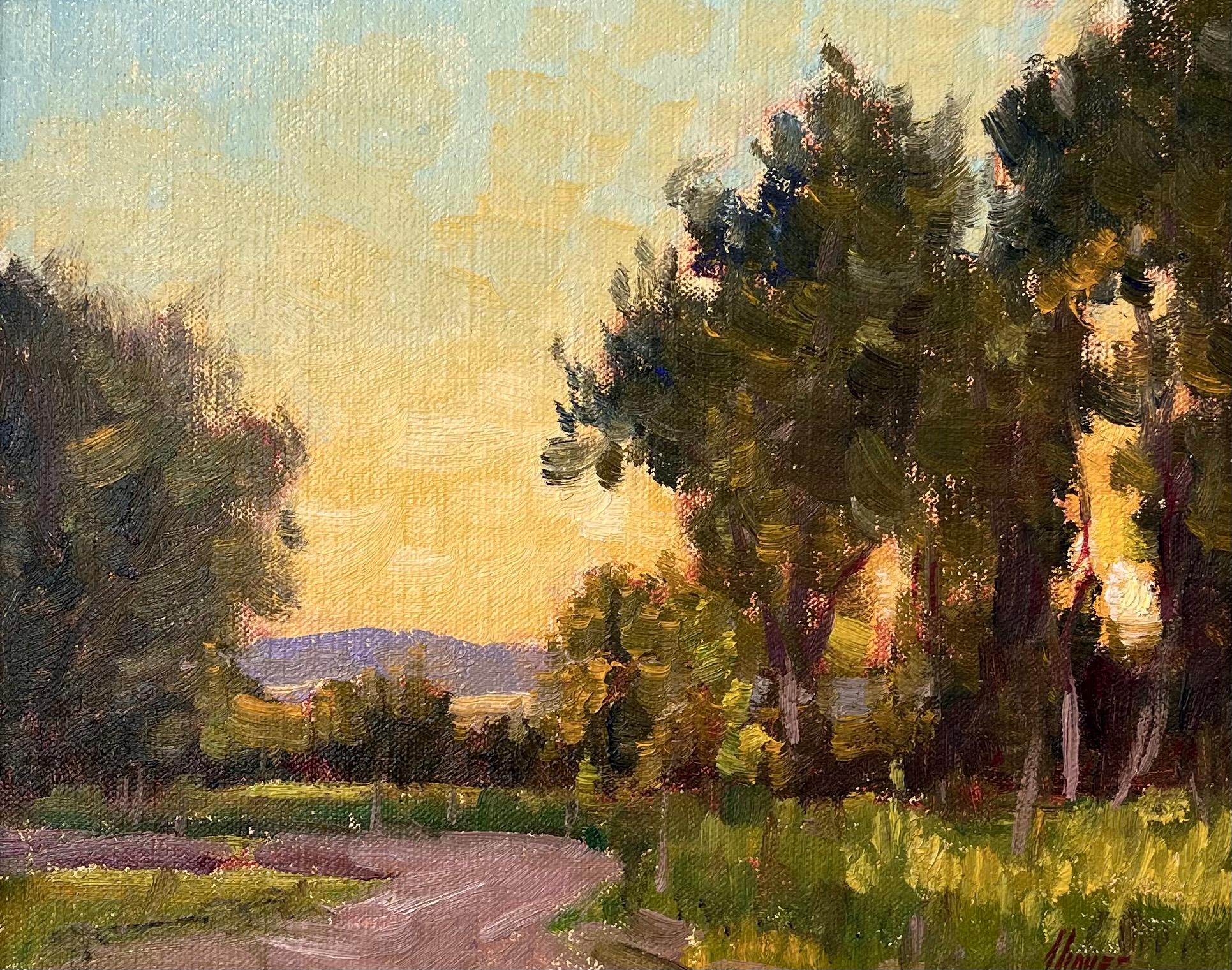 Lorenzo Chavez Landscape Painting - "Day 3", Oil Painting