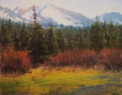 "Wiese in den Rockies" (2025) Original-Ölgemälde einer Herbstlandschaft