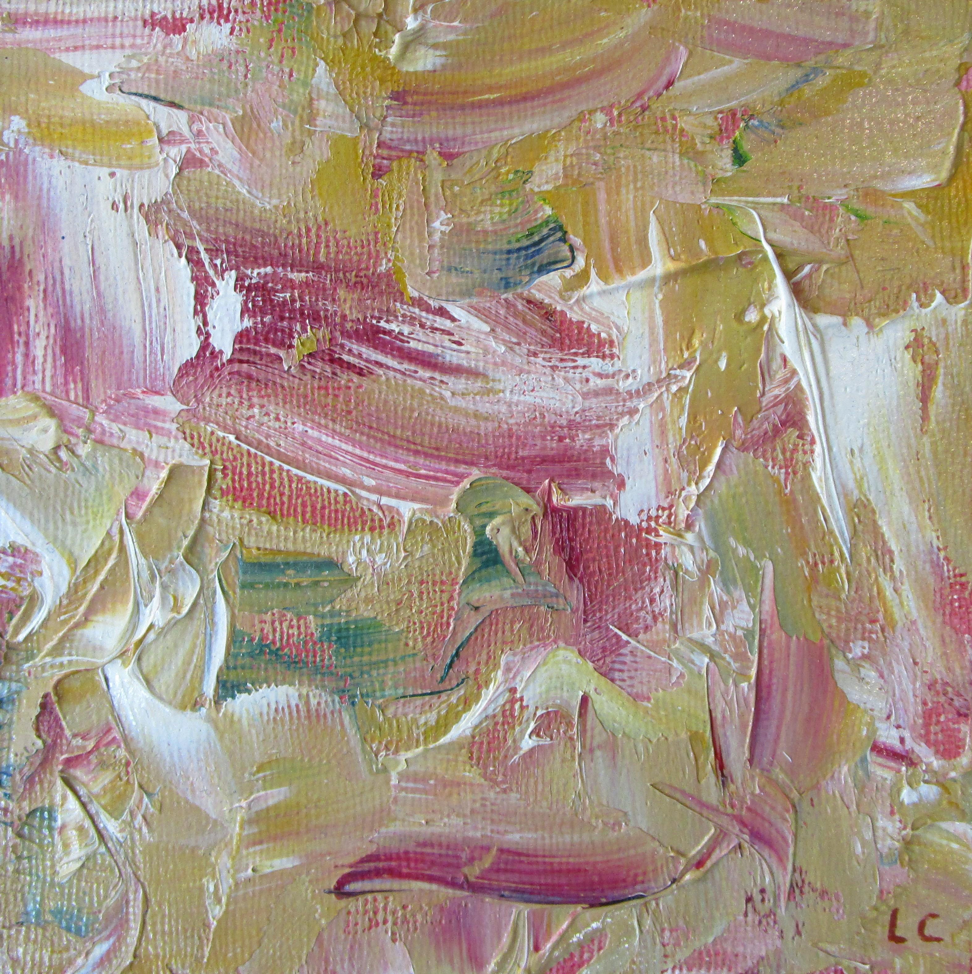 Lorenzo Chavez Abstract Painting - "Spring", Oil Painting