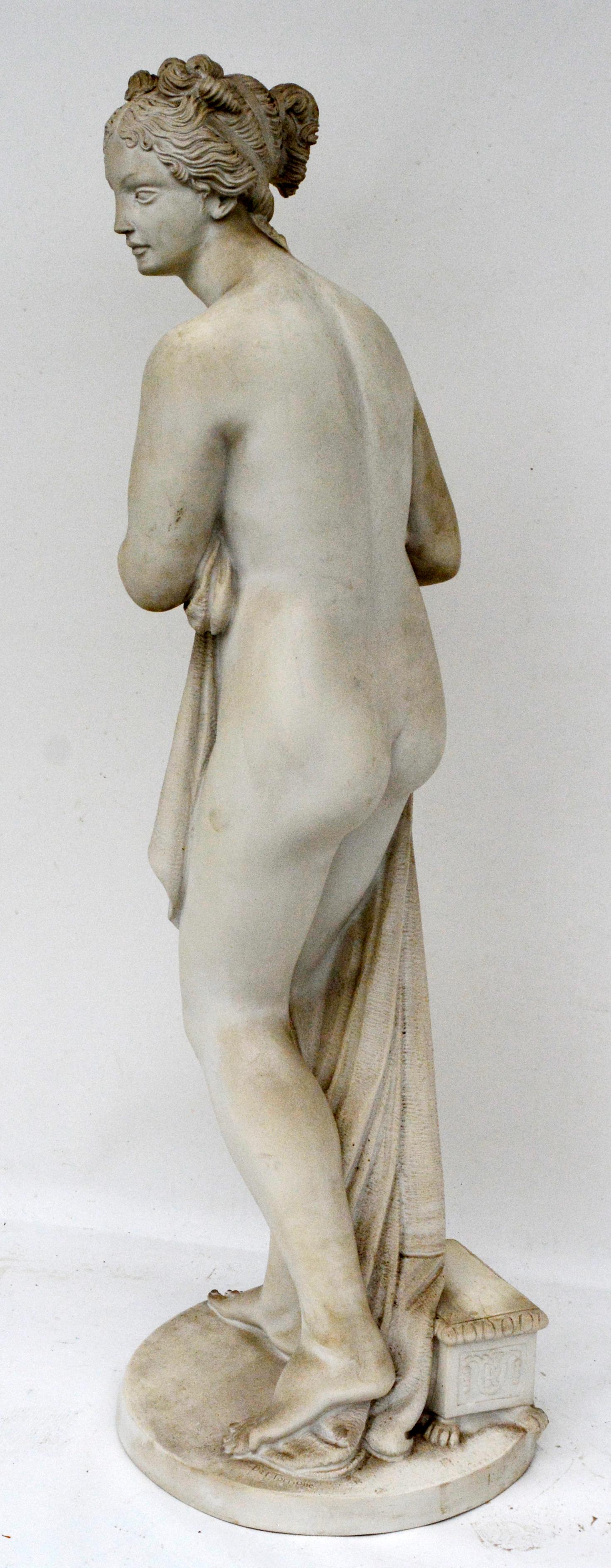 Modern Lorenzo dal Torrione, Classicist Female Statue, Pietrasanta, Italy