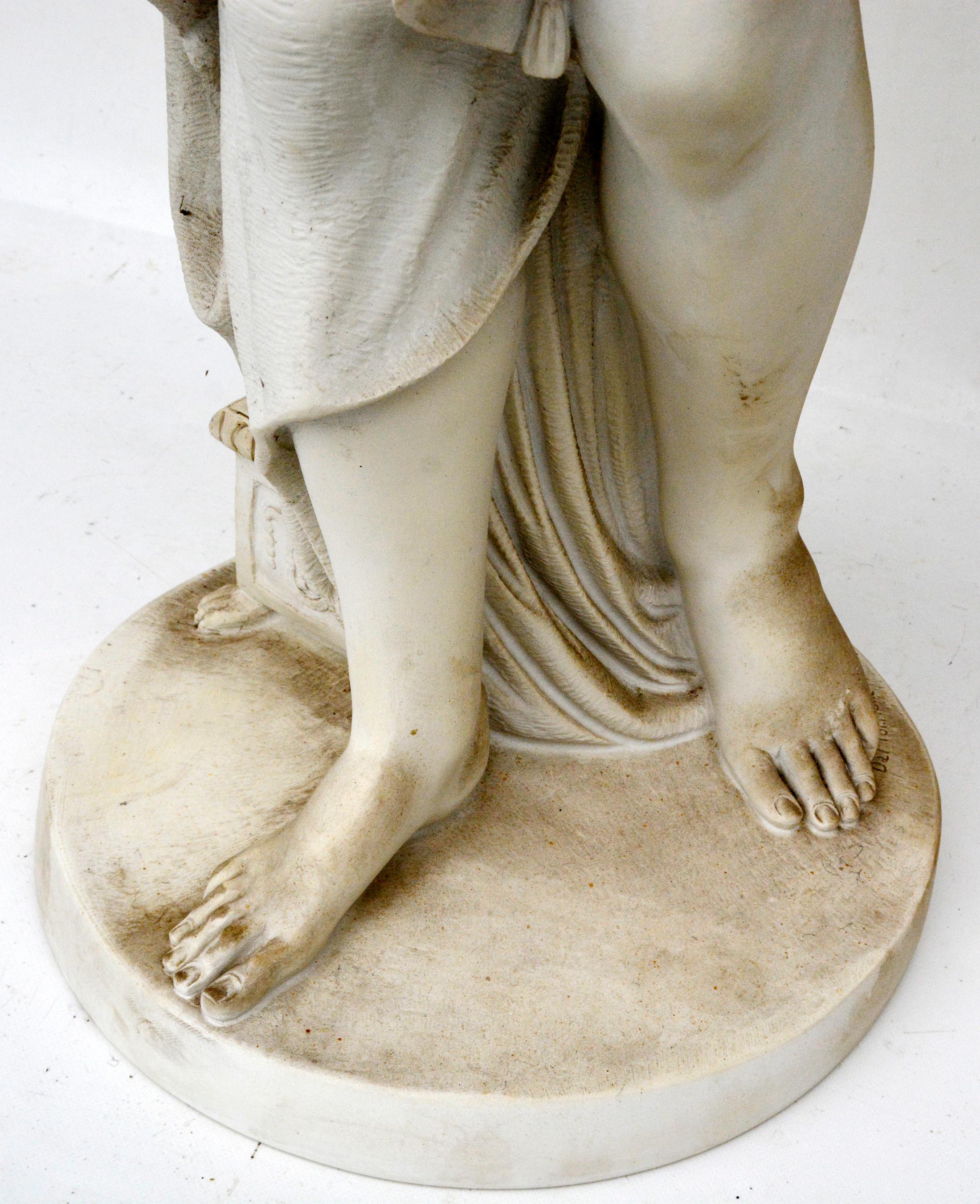 20th Century Lorenzo dal Torrione, Classicist Female Statue, Pietrasanta, Italy