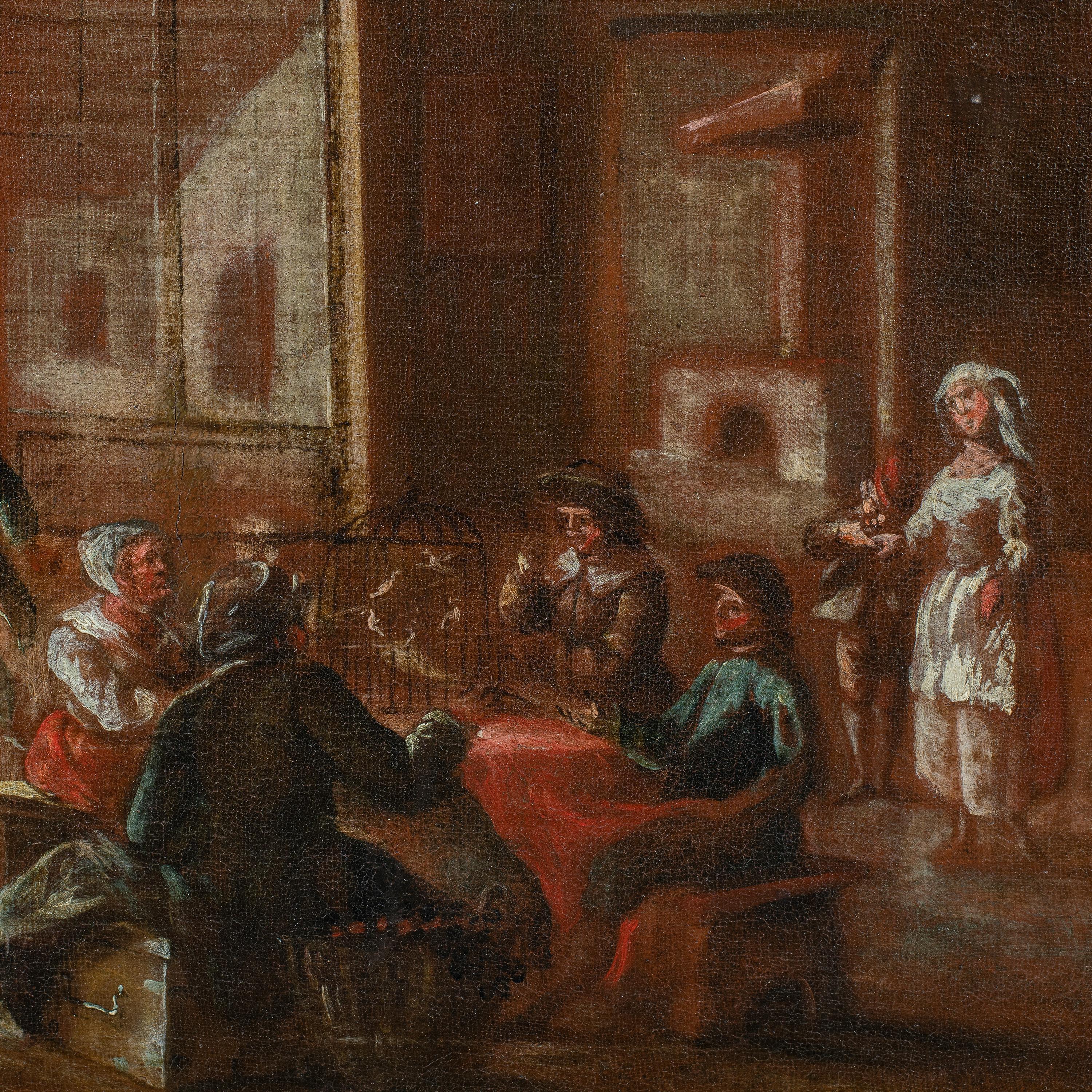 Lorenzo Gramiccia (Maestro veneziano) -  Coppia di quadri di figura del XVIII secolo 4