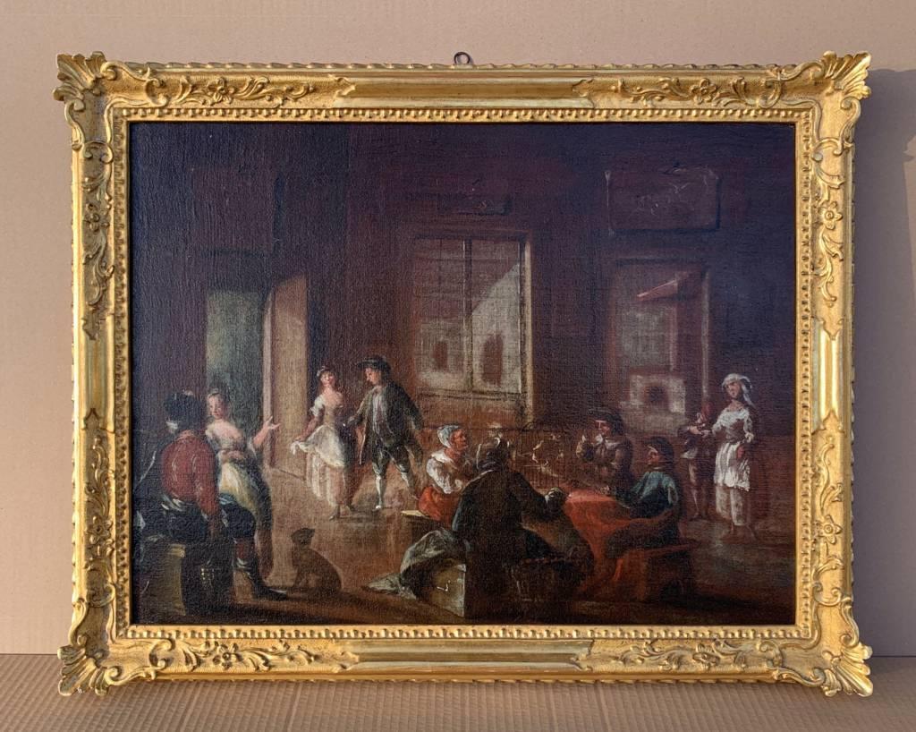 Lorenzo Gramiccia (maître vénitien)  Paire de tableaux de figures du 18e siècle  en vente 12