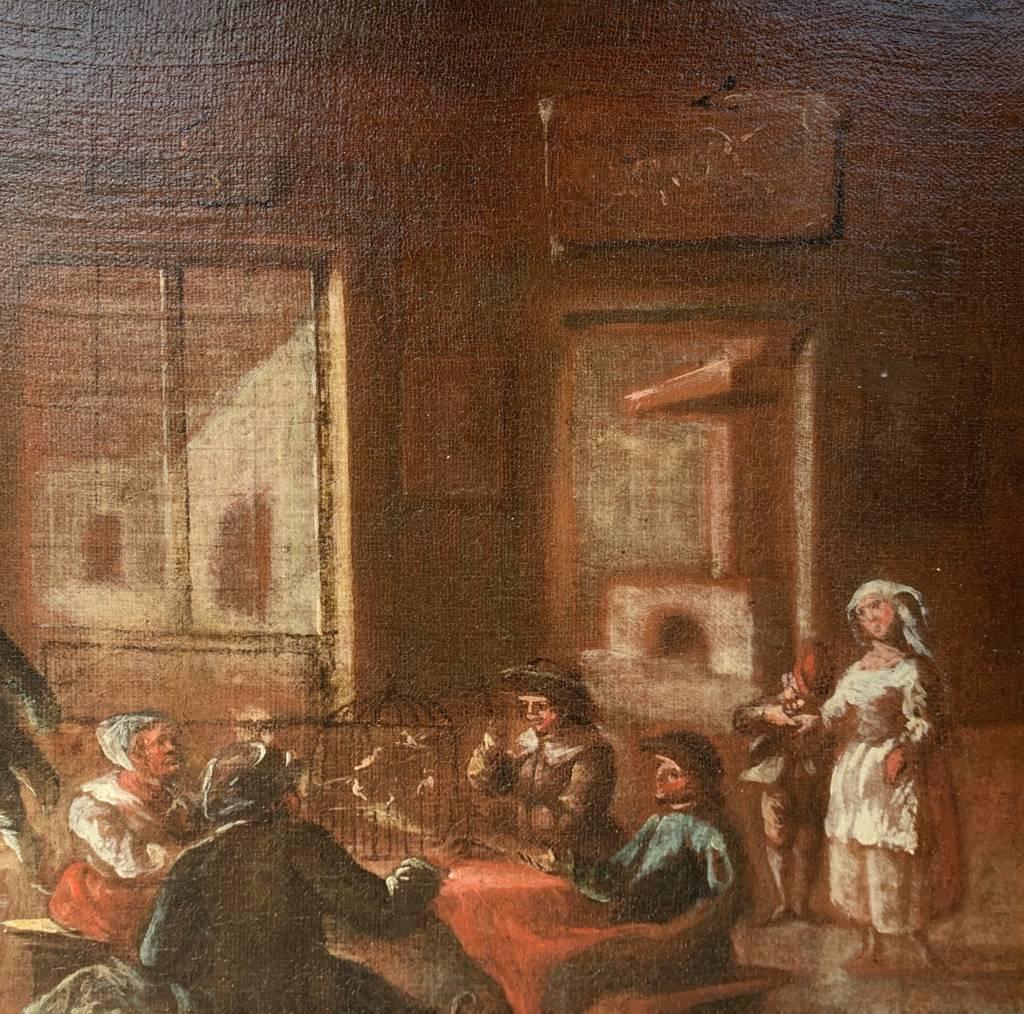 Lorenzo Gramiccia (maître vénitien)  Paire de tableaux de figures du 18e siècle  en vente 19