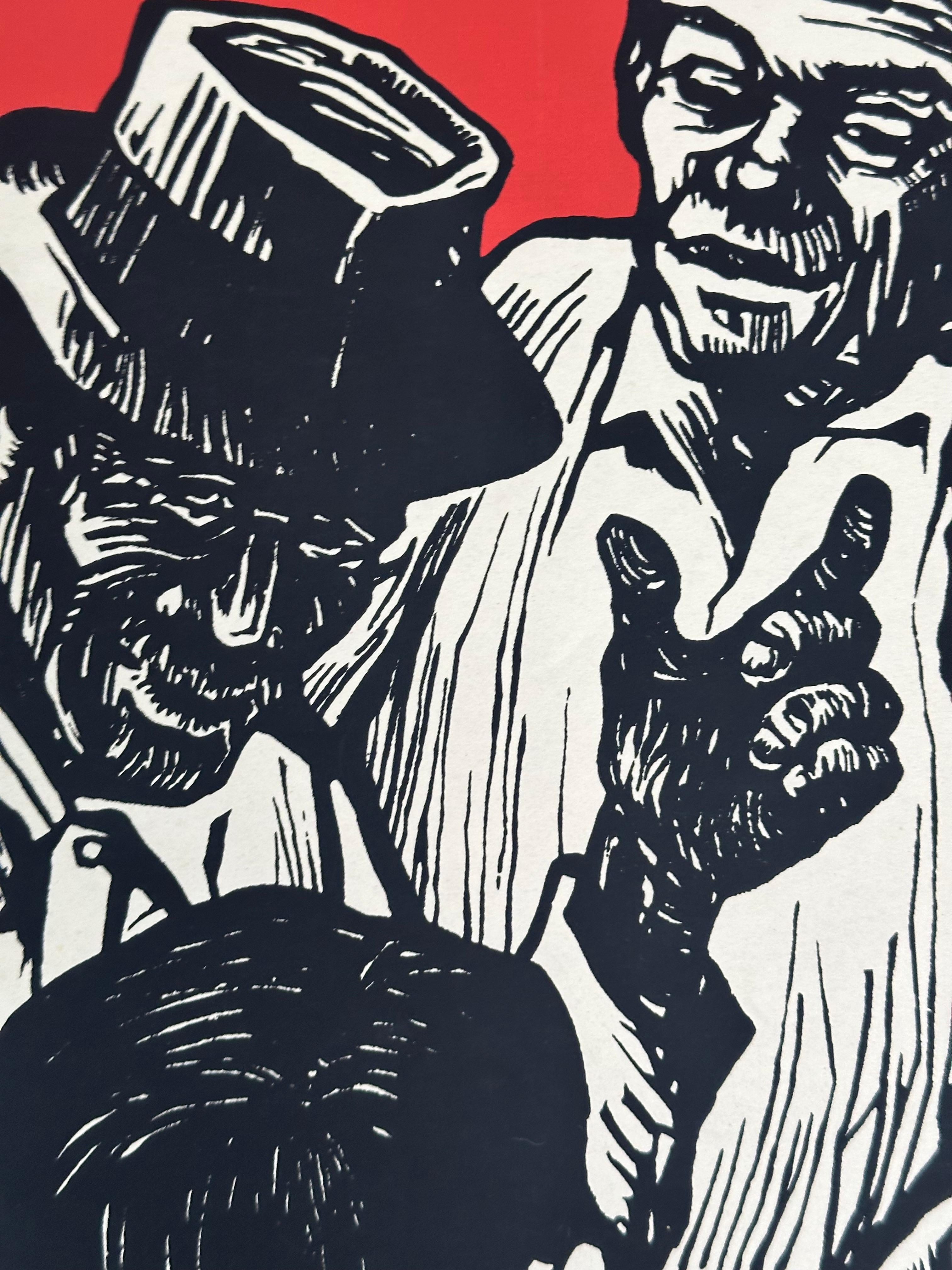 5 Cuentos de Meido Perto cartel Rican - Print de Lorenzo Homar
