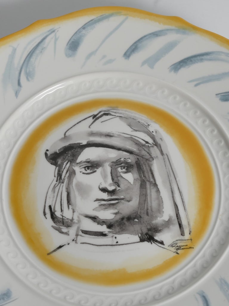 Lorenzo il Magnifico” Wall Plate by Luciano Guarnier for Richard