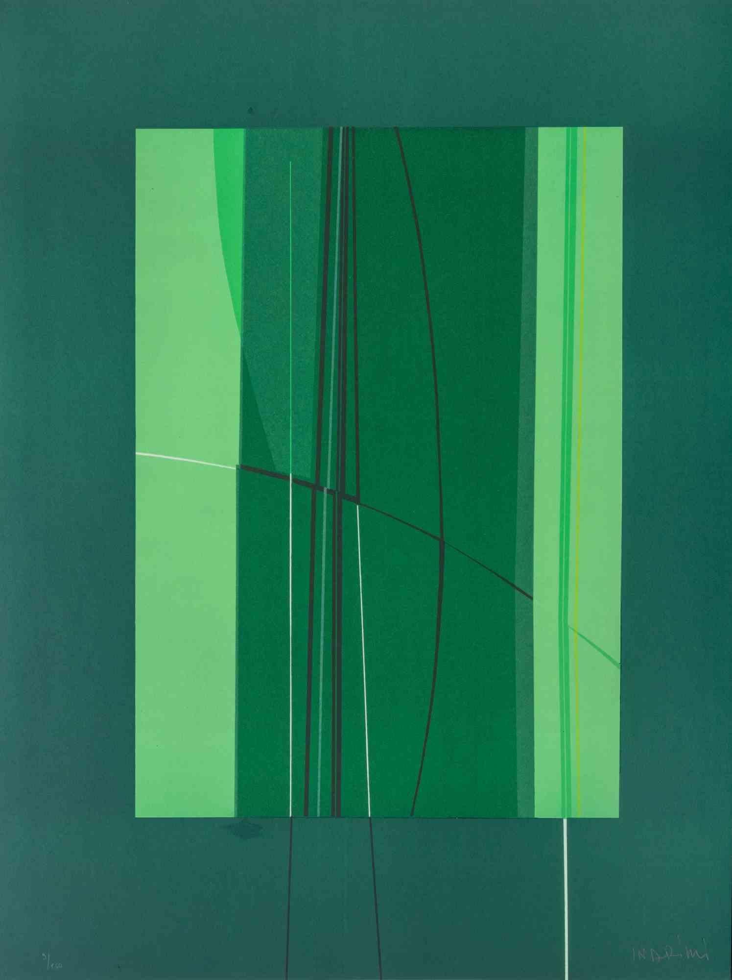 Lithograph realized by Lorenzo Indrimi in 1970s.

Edition of 150.

Hand signed and numbered.

Very good condition.